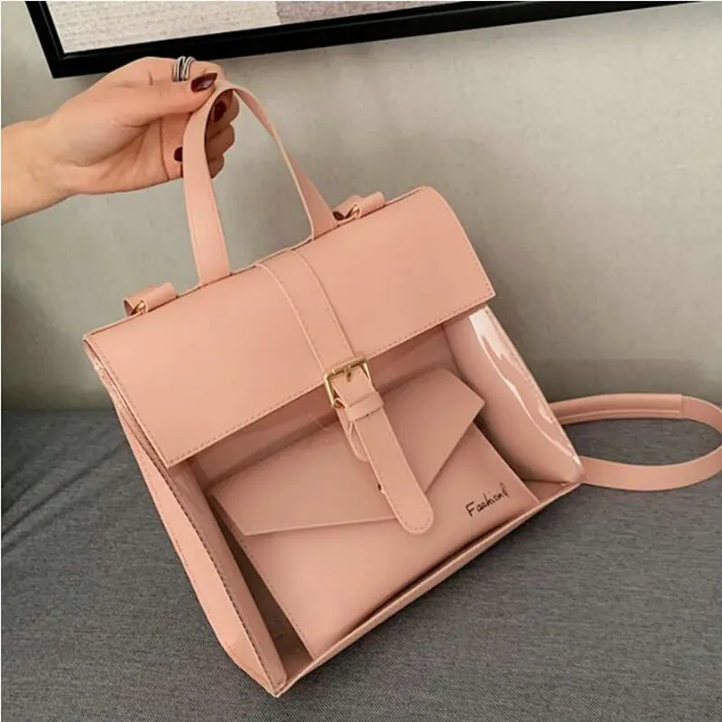 Women Candy Color Women Jelly Handles Bags Handbags Crossbody Bag Clear Transparent PVC Shoulder Bags A42-51
Women Candy Color Women Jelly Handles Bags Handbags Crossbody Bag Clear Transparent PVC Shoulder Bags A42-51