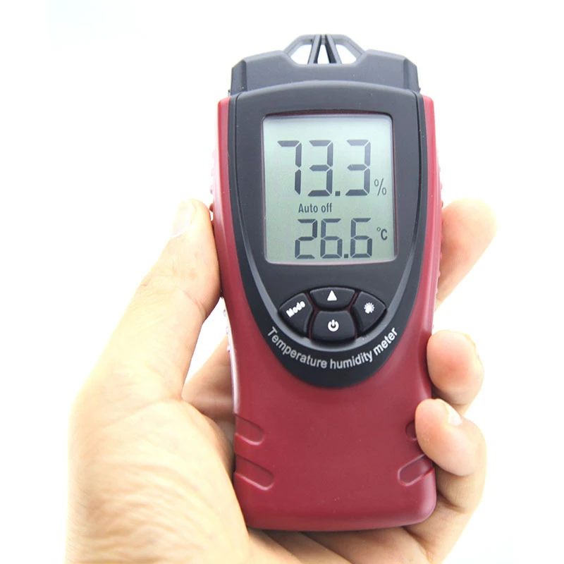 Nicety Industrial Thermometer Hygrometer Wet Bulb Dew Point Tester Digital LCD Temperature Humidity Meter Data Hold With Backlit
Nicety Industrial Thermometer Hygrometer Wet Bulb Dew Point Tester Digital LCD Temperature Humidity Meter Data Hold With Backlit