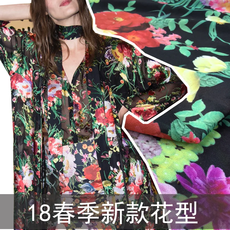 Europe and the United States with the same pattern georgette digital printing cloth spring and summer new women's fashion fabric
Europe and the United States with the same pattern georgette digital printing cloth spring and summer new women's fashion fabric