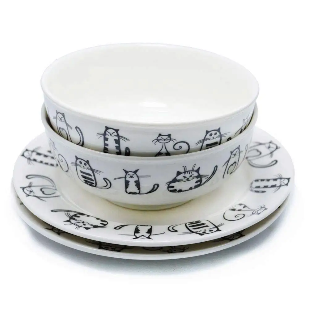 Bonjour Cute Ceramic Cat Plate cup bowl small dish sets Unique Dinner Set Dish Dessert Plate Wholesale Dinnerware Tray kitchen
Bonjour Cute Ceramic Cat Plate cup bowl small dish sets Unique Dinner Set Dish Dessert Plate Wholesale Dinnerware Tray kitchen