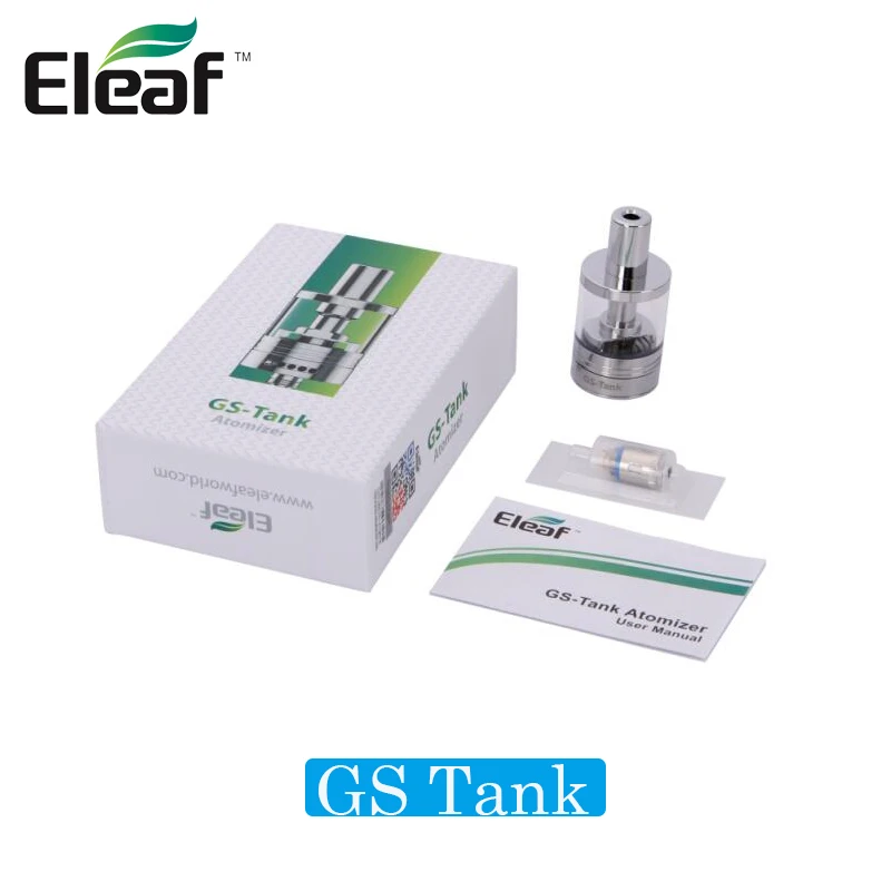 100% Original Eleaf GS Tank with Gs Air TC Head 0.15ohm Nickel 200 Coil Head e-Cigarette Cearomizer GS Tank Atomizer for iStick
100% Original Eleaf GS Tank with Gs Air TC Head 0.15ohm Nickel 200 Coil Head e-Cigarette Cearomizer GS Tank Atomizer for iStick