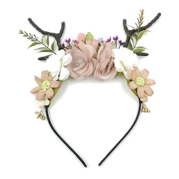 10pcs/lot Antlers Floral Crown Headbands Christmas Party Decor Baby Girls Cloth Diadem Fabric Flower Tiara Hairband Kidocheese
10pcs/lot Antlers Floral Crown Headbands Christmas Party Decor Baby Girls Cloth Diadem Fabric Flower Tiara Hairband Kidocheese