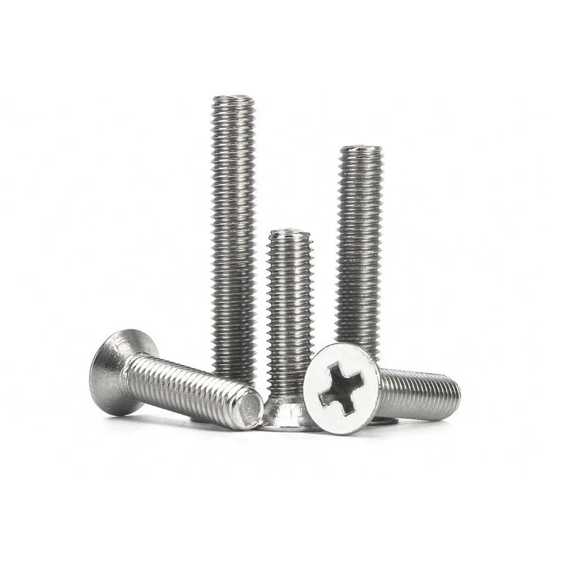 50Pcs 1.6mm 2mm 2.5mm 3mm 304 stainless steel cross flat head screw countersunk head screw M1.6M2M2.5M3*4/6/8/10-25
50Pcs 1.6mm 2mm 2.5mm 3mm 304 stainless steel cross flat head screw countersunk head screw M1.6M2M2.5M3*4/6/8/10-25