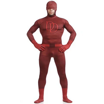 Fashion Men Halloween Superhero Cosplay Dark Red Lycra Spandex Flexible Zentai Bodysuit Blindfolded Justice League DD Costumes
Fashion Men Halloween Superhero Cosplay Dark Red Lycra Spandex Flexible Zentai Bodysuit Blindfolded Justice League DD Costumes