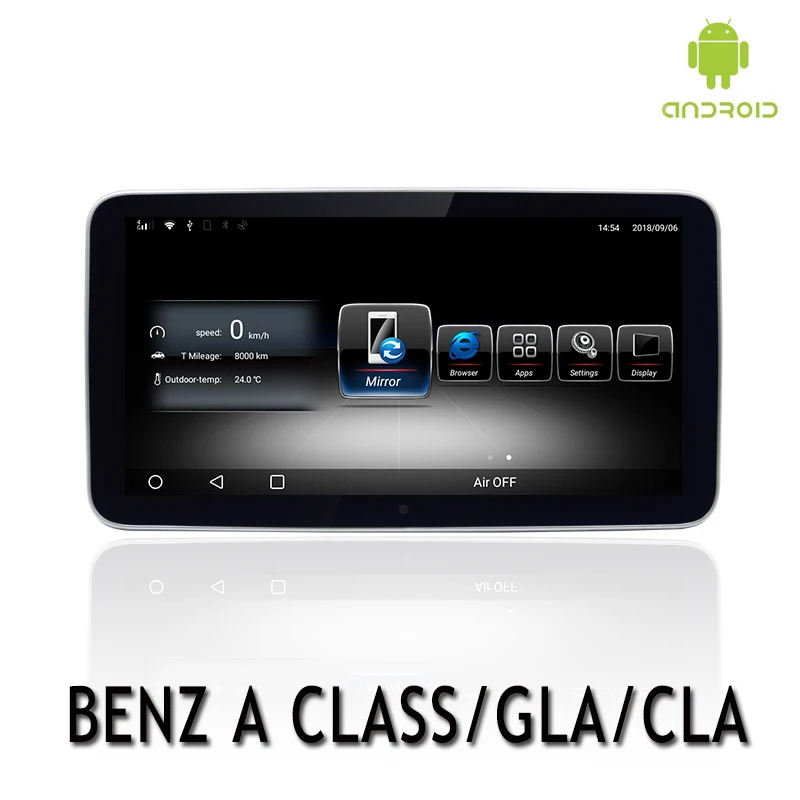 NVTECH Android Multimedia Navigation GPS BT For Mecerdes Benz CLASS A/CLA/GLA Radio Dashboard DVD Player 9.33" 3G+32G 2013-2015
NVTECH Android Multimedia Navigation GPS BT For Mecerdes Benz CLASS A/CLA/GLA Radio Dashboard DVD Player 9.33" 3G+32G 2013-2015