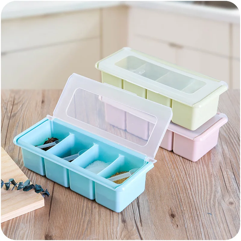 Acrylic Simple Colorful Kitchen Seasoning Container Condiment Multifunctional Spice Boxes Cruet Kitchen Accessories 
Acrylic Simple Colorful Kitchen Seasoning Container Condiment Multifunctional Spice Boxes Cruet Kitchen Accessories