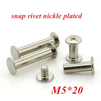 200pcs/lot M5*20 Nickel Plated Book Screw,Album Blinding Screw Snap Rivet/ M5X20 Picture Book Screw Rivet
200pcs/lot M5*20 Nickel Plated Book Screw,Album Blinding Screw Snap Rivet/ M5X20 Picture Book Screw Rivet