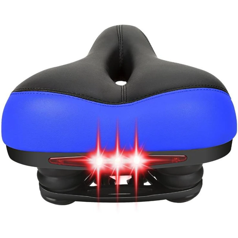 Bicycle Saddle With Tail Lamp For Night Riding Safety High Resilience Soft Comfort Bike Chair Cycling Seat Bike Accessories
Bicycle Saddle With Tail Lamp For Night Riding Safety High Resilience Soft Comfort Bike Chair Cycling Seat Bike Accessories