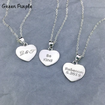 100% 925 Silver Heart Necklace Handmade Letter Jewelry Name Chocker Pendants Boho Kolye Necklace for Women
100% 925 Silver Heart Necklace Handmade Letter Jewelry Name Chocker Pendants Boho Kolye Necklace for Women
