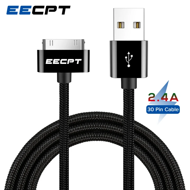 EECPT 30 Pin USB Cable for iPhone 4S 4 S 3GS iPad 1 2 3 iPod Nano iTouch Charger Cable Fast Charging Data Sync Wire Adapter Cord
EECPT 30 Pin USB Cable for iPhone 4S 4 S 3GS iPad 1 2 3 iPod Nano iTouch Charger Cable Fast Charging Data Sync Wire Adapter Cord