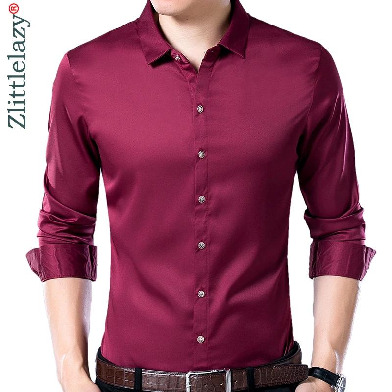 2019 social long sleeve solid designer shirts men slim fit vintage fashions men's shirt man dress jersey casual clothing 36534
2019 social long sleeve solid designer shirts men slim fit vintage fashions men's shirt man dress jersey casual clothing 36534