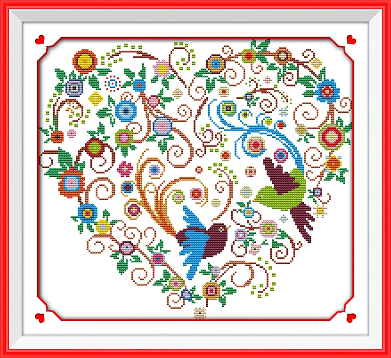 Colorful phoenix heart cross stitch kit 14ct 11ct count print canvas stitching embroidery DIY handmade needlework
Colorful phoenix heart cross stitch kit 14ct 11ct count print canvas stitching embroidery DIY handmade needlework