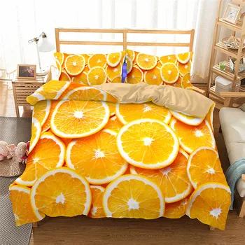HELENGILI 3D Bedding Set Fruit Orange Print Duvet Cover Set Bedcloth with Pillowcase Bed Set Home Textiles #NM-05
HELENGILI 3D Bedding Set Fruit Orange Print Duvet Cover Set Bedcloth with Pillowcase Bed Set Home Textiles #NM-05