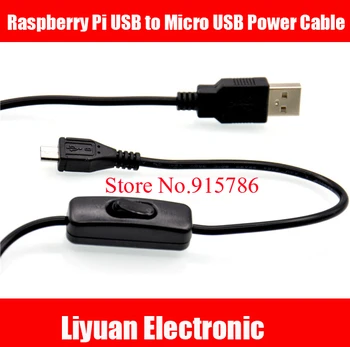 5pcs Raspberry Pi USB to Micro USB Power Cable with ON/OFF switch for Raspberry Pi 2/B/B+ board, Easy to Start / Reboot
5pcs Raspberry Pi USB to Micro USB Power Cable with ON/OFF switch for Raspberry Pi 2/B/B+ board, Easy to Start / Reboot