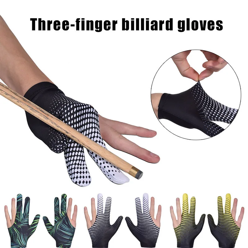1 Pcs Women Men Billiard Gloves Fit Both Left Right Hand Three-fingered Pool Snooker Accessories XR-Hot
1 Pcs Women Men Billiard Gloves Fit Both Left Right Hand Three-fingered Pool Snooker Accessories XR-Hot