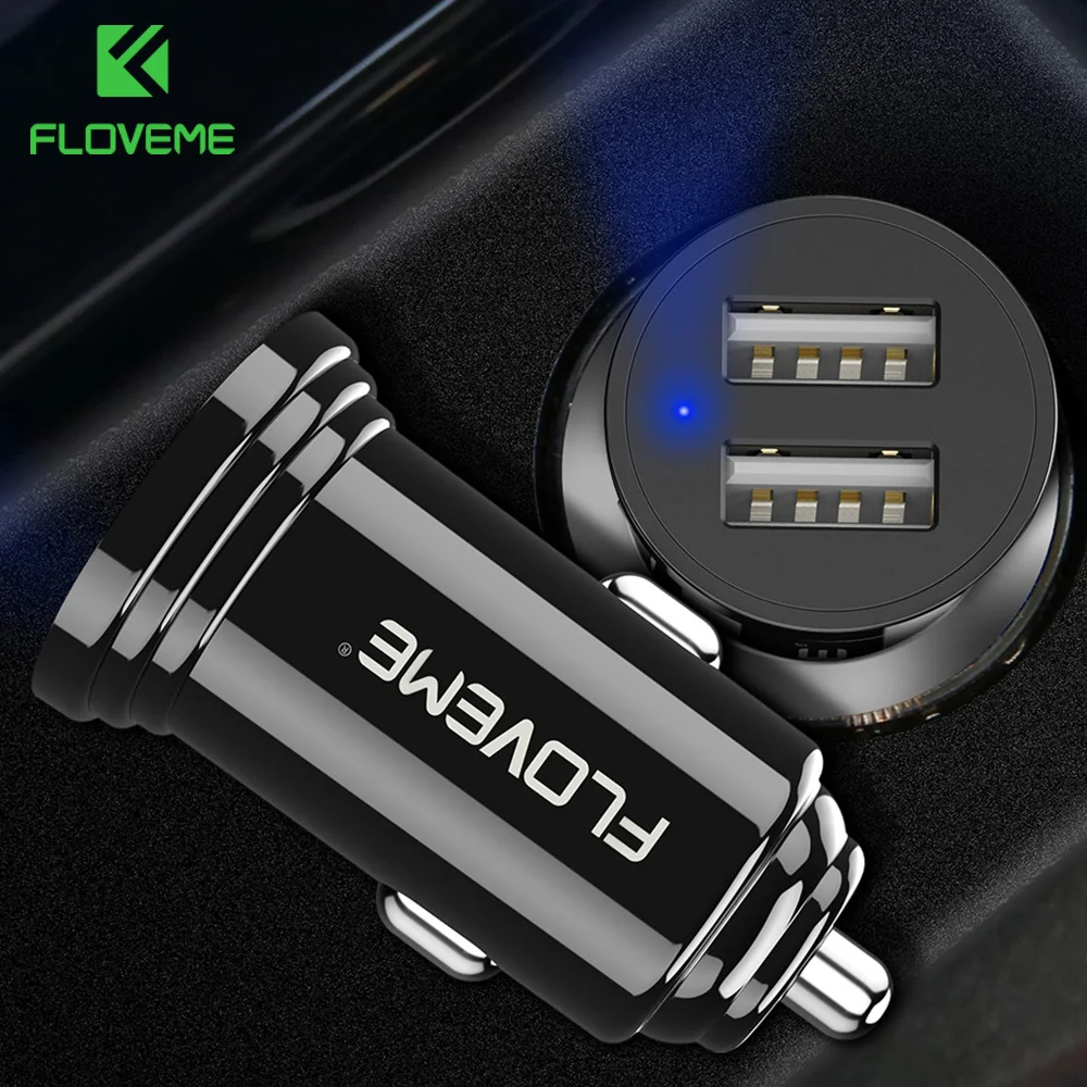 FLOVEME Dual USB Car Charger For Xiaomi mi 8 Lenovo z5 Universal 2.4A 5V Car-Charger For iPhone 7 7 Plus Phone Charger Adapter
FLOVEME Dual USB Car Charger For Xiaomi mi 8 Lenovo z5 Universal 2.4A 5V Car-Charger For iPhone 7 7 Plus Phone Charger Adapter