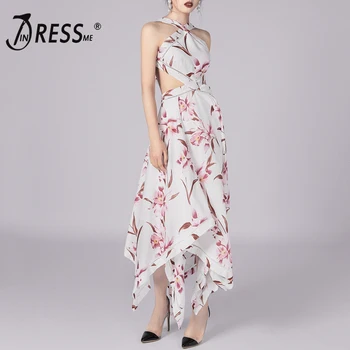 INDRESSME 2019 New Vestido Women Sexy Halter Neck Backless Sleeveless Asymmetric Hollow Out Floral Print Party Club A-Line Dress
INDRESSME 2019 New Vestido Women Sexy Halter Neck Backless Sleeveless Asymmetric Hollow Out Floral Print Party Club A-Line Dress
