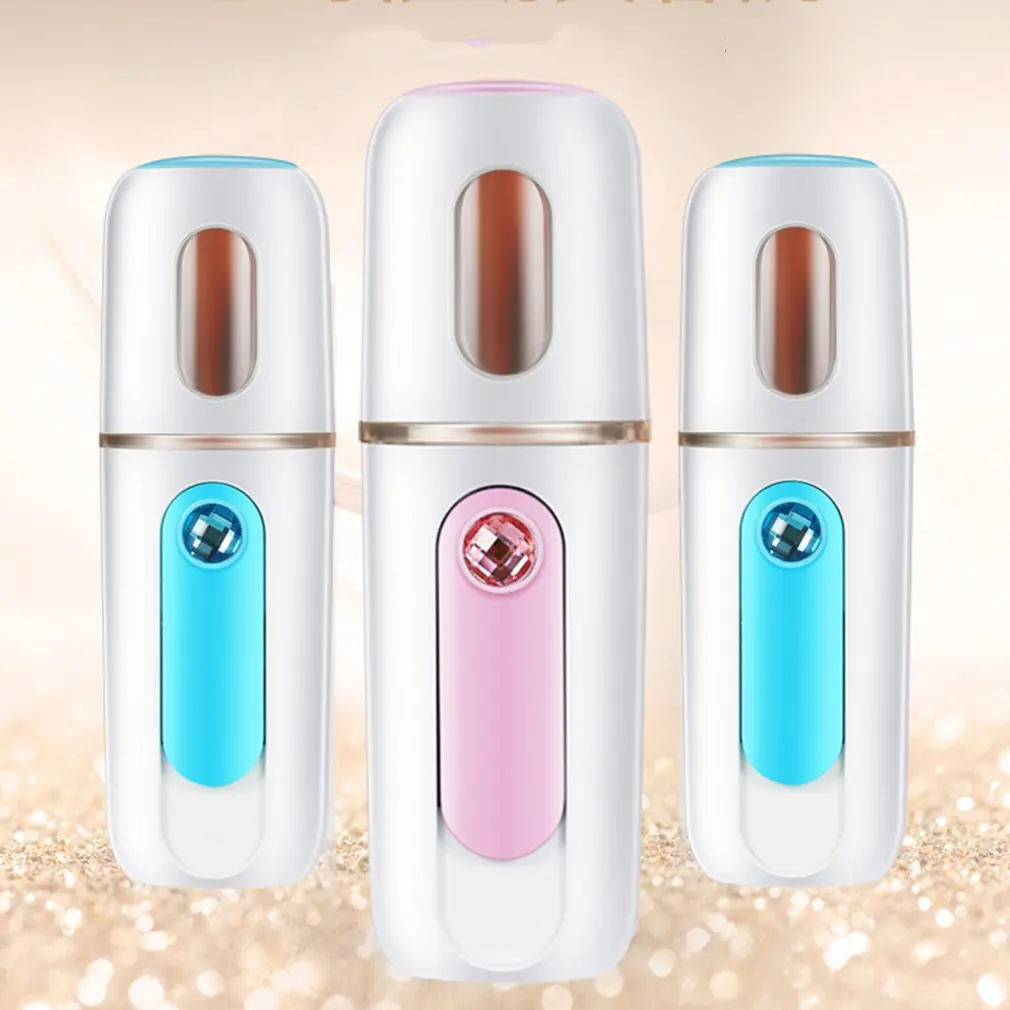 

Mini Office Travel Nano Spray Mist Facial Steamer hydrating instrument rechargeable