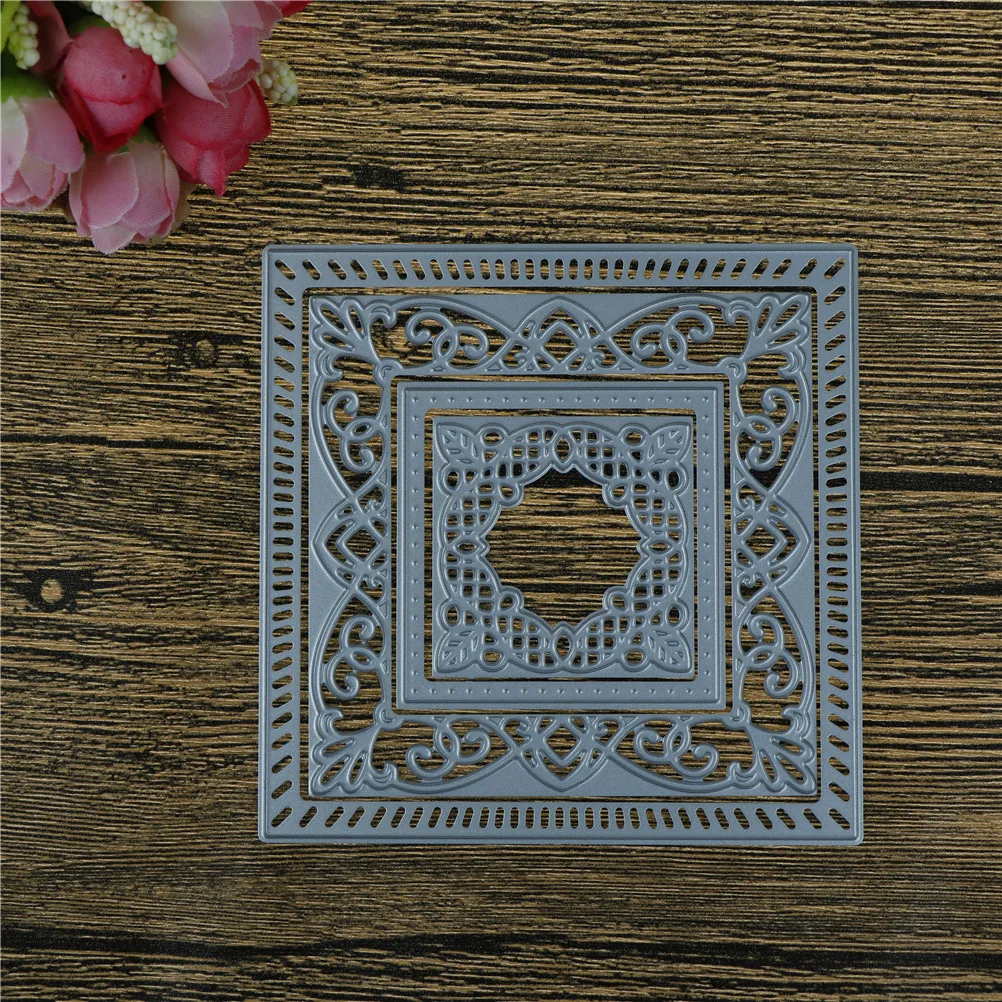 Stencils Merry Christmas Decorative Handmade Mold Lace Square Carbon Steel Cutting Die Scrapbooking Embossing Cut Dies DIY
Stencils Merry Christmas Decorative Handmade Mold Lace Square Carbon Steel Cutting Die Scrapbooking Embossing Cut Dies DIY