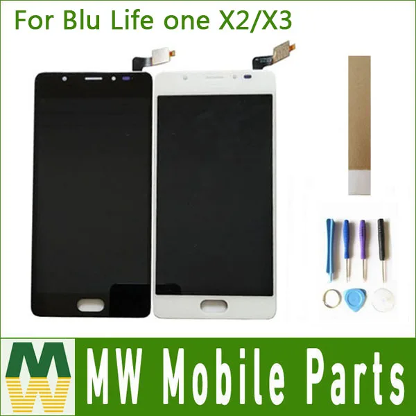 1PC /Lot 5.2inch For BLU Life One X2 X3 LCD Display+Touch Screen Digitizer Black Color with Tools & Tape
1PC /Lot 5.2inch For BLU Life One X2 X3 LCD Display+Touch Screen Digitizer Black Color with Tools & Tape