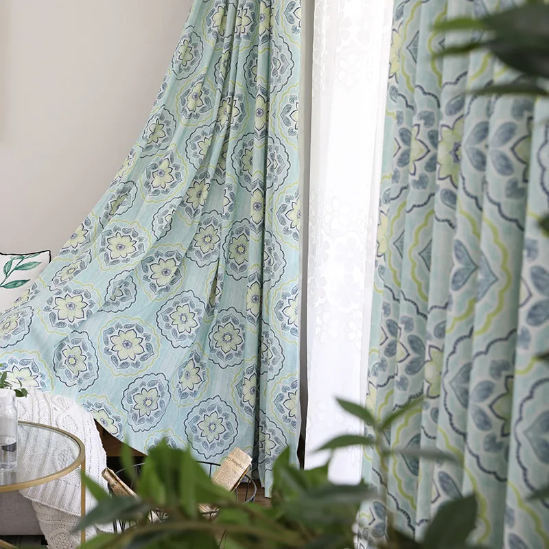 Modern Simple European Style Polyester/Cotton Printed Cloth Curtains for Living Room and Bedrooms Blackout Curtains
Modern Simple European Style Polyester/Cotton Printed Cloth Curtains for Living Room and Bedrooms Blackout Curtains