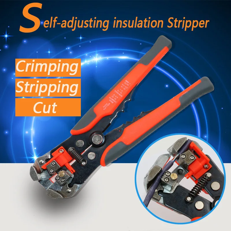 Multi Functional Automatic Cable Wire Stripper Plier Self Adjust Crimper Terminal Tool Cutting Crimping Stripping
Multi Functional Automatic Cable Wire Stripper Plier Self Adjust Crimper Terminal Tool Cutting Crimping Stripping