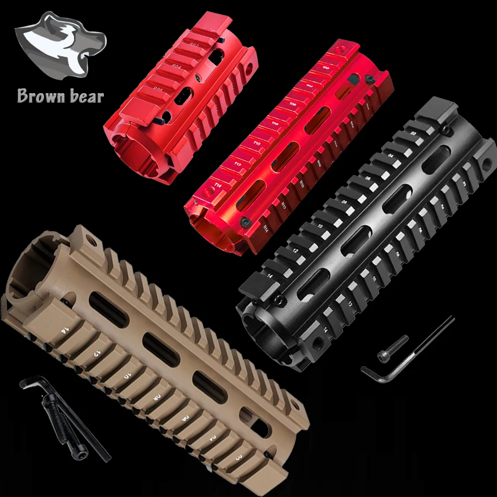 6.7 Or 4 Inch Aluminum Hunting Mounts RIS Quad Picatinny Rail Handguard for Hunting AR-15 M4 Rifle Mounts Accessories
6.7 Or 4 Inch Aluminum Hunting Mounts RIS Quad Picatinny Rail Handguard for Hunting AR-15 M4 Rifle Mounts Accessories