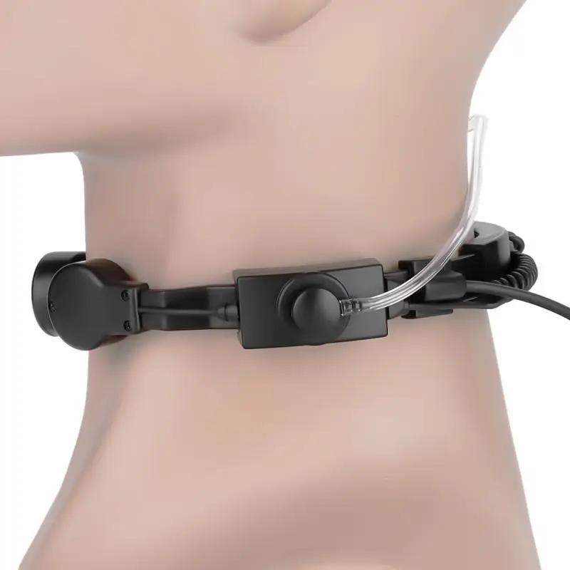 Tactical Throat Microphone Headset Finger PTT Portable Radio Mic Neckband Hunting Airsofte THROAT MIC Earphone 2Pin K Plug
Tactical Throat Microphone Headset Finger PTT Portable Radio Mic Neckband Hunting Airsofte THROAT MIC Earphone 2Pin K Plug