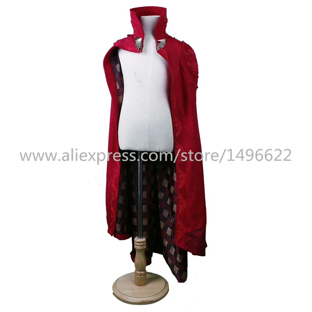 Cos Marvel Movie Doctor Strange Costume Cosplay Steve Red Cloak Kids Costume Robe Halloween Costume Party
