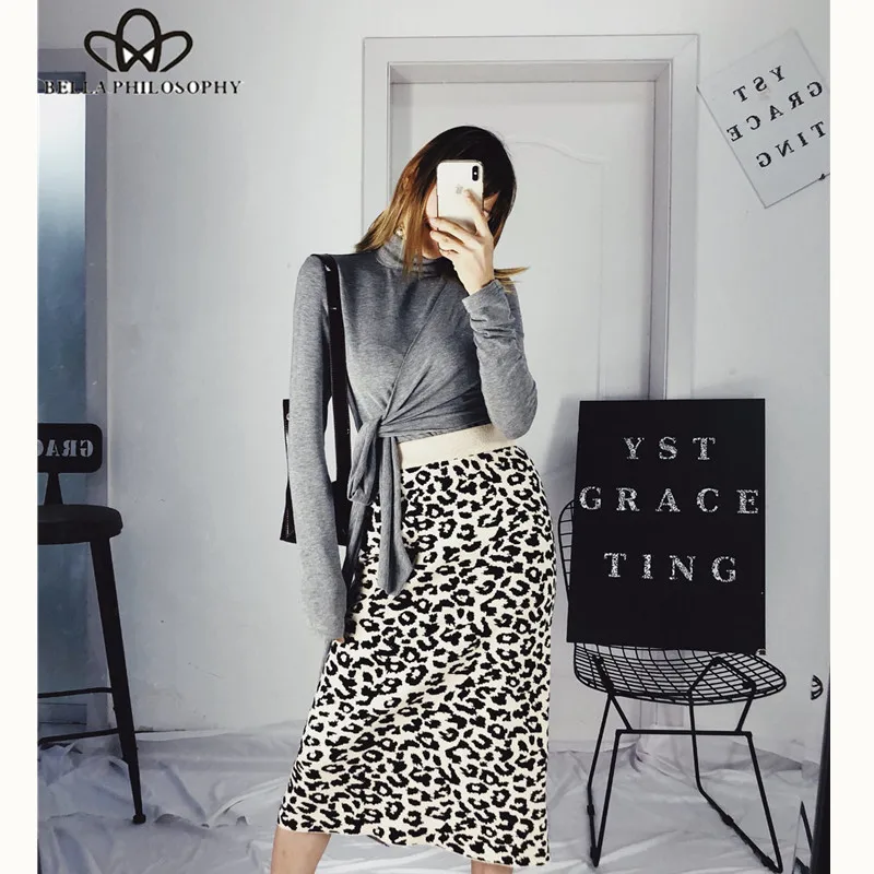 Bella Philosophy 2018 Autumn Midi High Street women Stirts Chic Leopard Straight Female Hight Waist Office Lady SkirtS
Bella Philosophy 2018 Autumn Midi High Street women Stirts Chic Leopard Straight Female Hight Waist Office Lady SkirtS