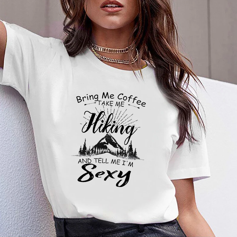 Women Clothes Print Camper Hiking Sexy Mountain Fashion Summer Tshirt Printed Women Shirt T Female T-shirt Top Casual Woman Tee
Women Clothes Print Camper Hiking Sexy Mountain Fashion Summer Tshirt Printed Women Shirt T Female T-shirt Top Casual Woman Tee