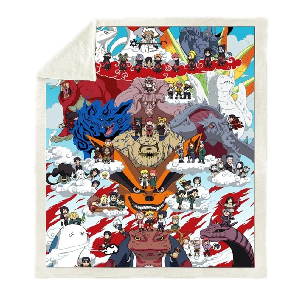 Sofa Cushion Yoga Mat Picnic Back To School Blanket Thick Double-layer Plush Naruto 3d Print One Piece Blanket Wholesale
Sofa Cushion Yoga Mat Picnic Back To School Blanket Thick Double-layer Plush Naruto 3d Print One Piece Blanket Wholesale