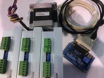 3 Axis CNC control system include 3 pcs stepper motor NEMA 34 (673OZ=4.5NM) and 3 pcs stepper driver MA860-DSP+a set Mach3 plate
3 Axis CNC control system include 3 pcs stepper motor NEMA 34 (673OZ=4.5NM) and 3 pcs stepper driver MA860-DSP+a set Mach3 plate