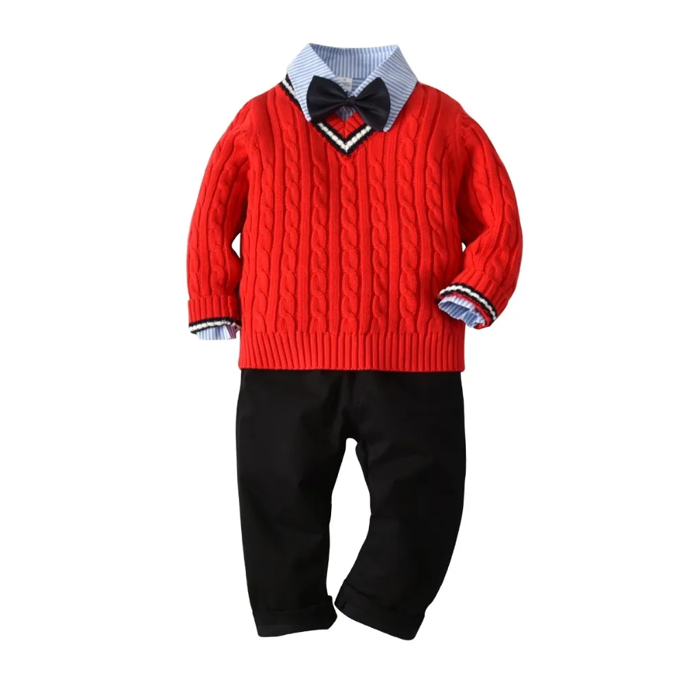 children kid toddler birthday 4 pieces cotton shirt long sleeve pants trousers bow tie sweater autumn winter outfit 2 3 4 5 6yrs
children kid toddler birthday 4 pieces cotton shirt long sleeve pants trousers bow tie sweater autumn winter outfit 2 3 4 5 6yrs