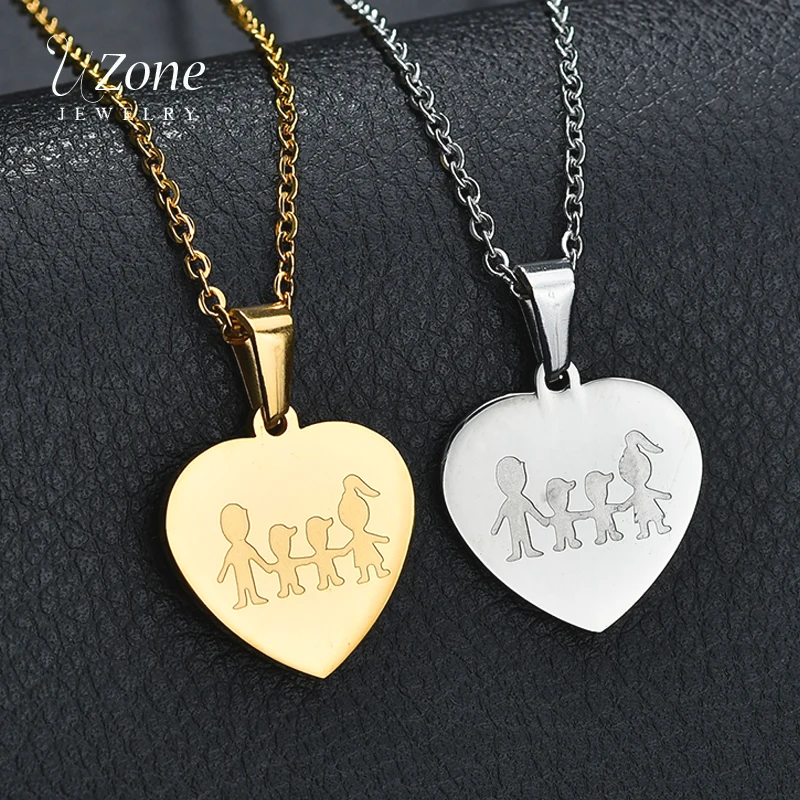 UZone Titanium Steel Mama Dad Family Necklace&Pendant Boys Girls Father Mother Family Jewelry Rolo Chain Necklace For Women Men
UZone Titanium Steel Mama Dad Family Necklace&Pendant Boys Girls Father Mother Family Jewelry Rolo Chain Necklace For Women Men