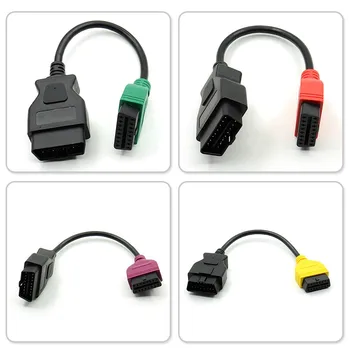 4PCS/lot High Quality fiatecuscan OBD2 Connector Diagnostic Cable For Fiat ECU Scan MultiECUScan Cable for Fiat 500 Punto Lancia
4PCS/lot High Quality fiatecuscan OBD2 Connector Diagnostic Cable For Fiat ECU Scan MultiECUScan Cable for Fiat 500 Punto Lancia