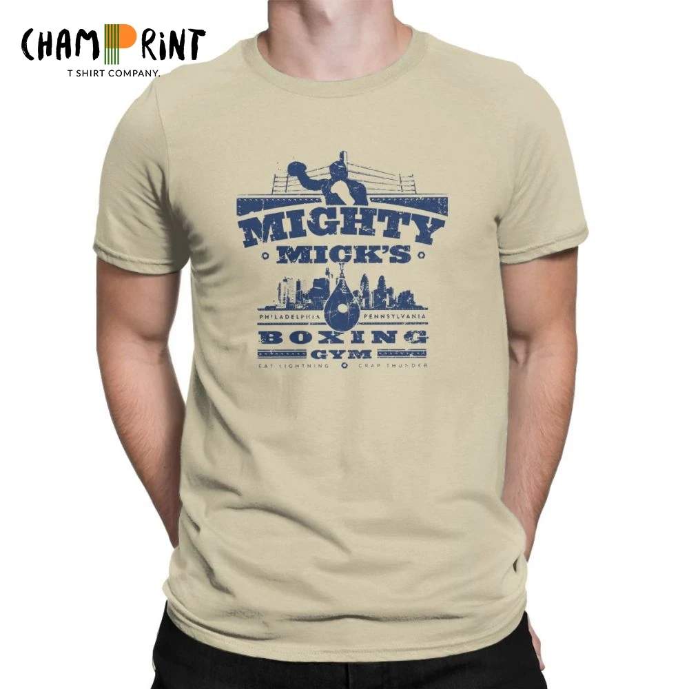 Mighty Micks Boxing Gym T-Shirt Men Rocky Balboa Creative 100% Cotton Tees Round Collar Short Sleeve T Shirts Summer Tops
Mighty Micks Boxing Gym T-Shirt Men Rocky Balboa Creative 100% Cotton Tees Round Collar Short Sleeve T Shirts Summer Tops