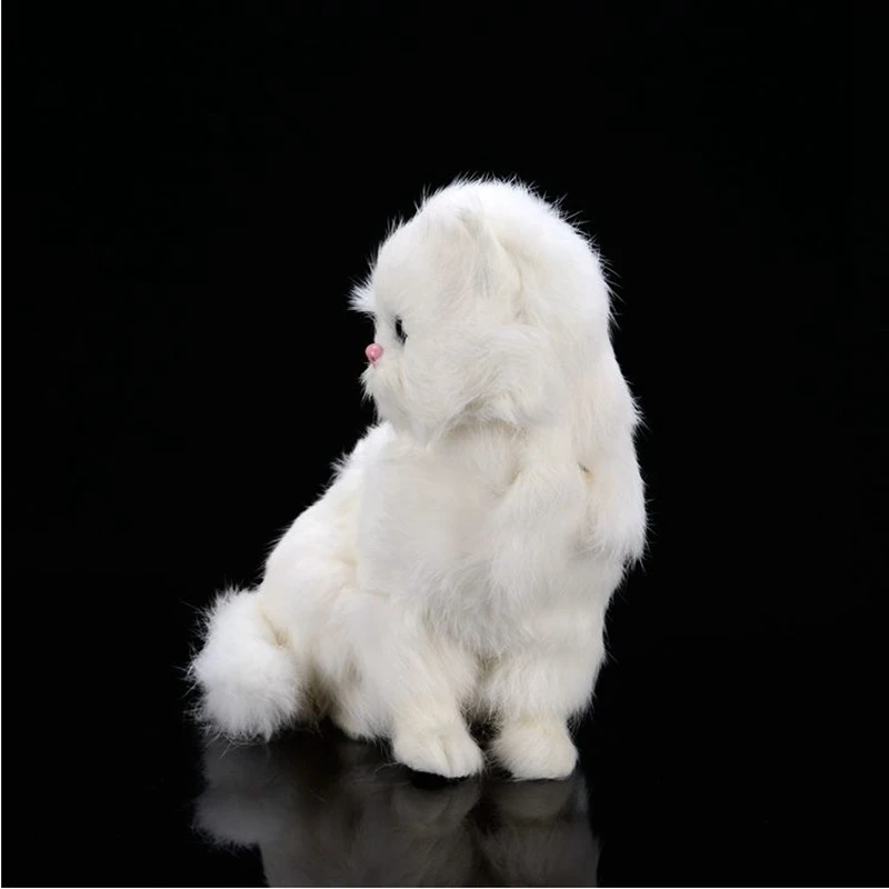 simulation cat mini persian cat model plush toys home accessories deco for children girlfriends birthday gifts 16x12x18cm DY80045 (2)_1