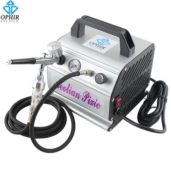 OPHIR 110V/220V Air Compressor with Gravity Airbrush Kit Dual Action Airbrush Compressor Set for Model Hobby Makeup_AC088+AC004
OPHIR 110V/220V Air Compressor with Gravity Airbrush Kit Dual Action Airbrush Compressor Set for Model Hobby Makeup_AC088+AC004