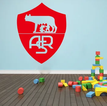 Free Shipping Vinyl Wallpaper wall art home decoration removable Rome City football Europe League team logo wall stickers 
Free Shipping Vinyl Wallpaper wall art home decoration removable Rome City football Europe League team logo wall stickers