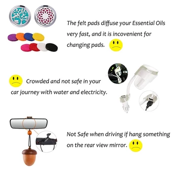 Essential Oil Diffuser For Car With Vent Clip, Wooden Stainless Steel Lava Stone Aromatherapy Diffuser Locket Mini Air Freshener
Essential Oil Diffuser For Car With Vent Clip, Wooden Stainless Steel Lava Stone Aromatherapy Diffuser Locket Mini Air Freshener