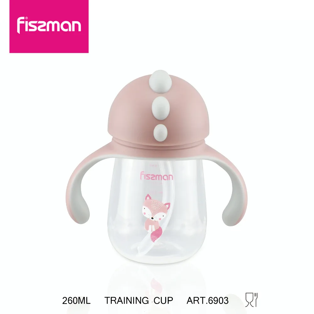 Fissman 260ml Baby Feeding Water Straw Bottle with Handle Child BPA Free Kids Training Bottle
Fissman 260ml Baby Feeding Water Straw Bottle with Handle Child BPA Free Kids Training Bottle
