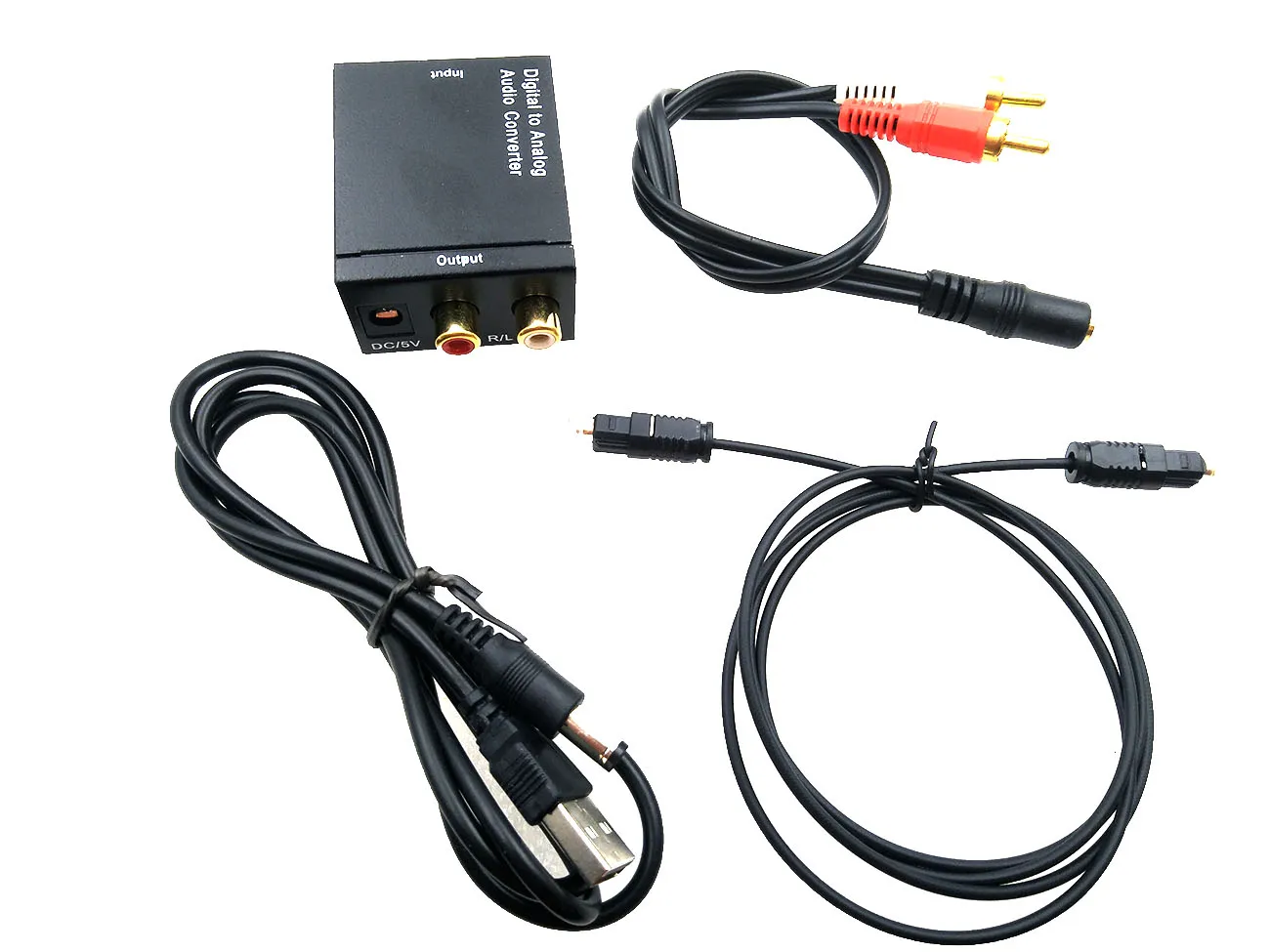 Digital to Analog Audio Converter Adapter digital audio coaxial signal analog audio home theater DVD
Digital to Analog Audio Converter Adapter digital audio coaxial signal analog audio home theater DVD