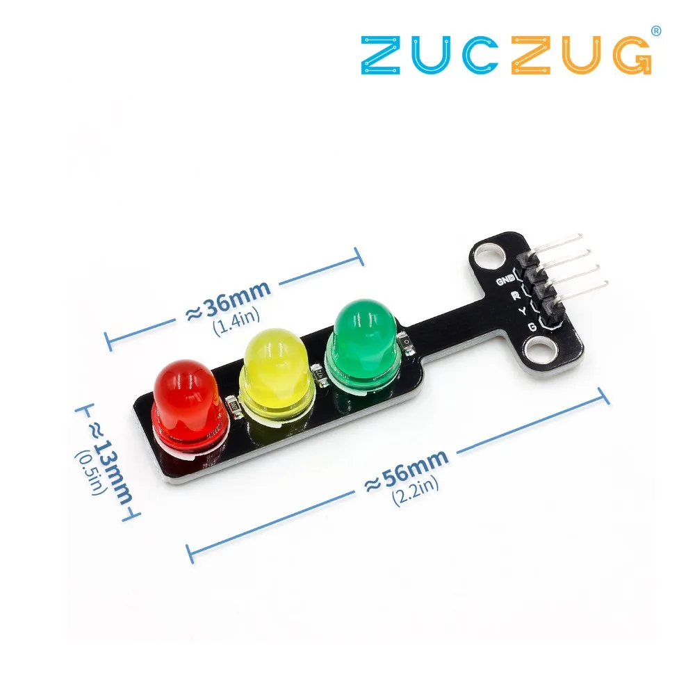 Mini 5V Traffic Light LED Display Module for Arduino Red Yellow Green 5mm LED Mini-Traffic Light for Traffic Light System Model
Mini 5V Traffic Light LED Display Module for Arduino Red Yellow Green 5mm LED Mini-Traffic Light for Traffic Light System Model
