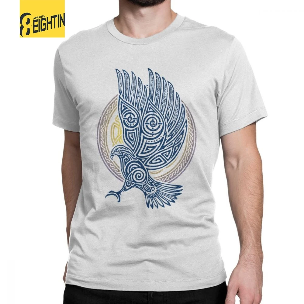 Viking The Celtic Eagle Knight Valhalla Popular T Shirt for Men Short Sleeves Tops Tee Shirt Pure Cotton Round Neck T-Shirts
Viking The Celtic Eagle Knight Valhalla Popular T Shirt for Men Short Sleeves Tops Tee Shirt Pure Cotton Round Neck T-Shirts