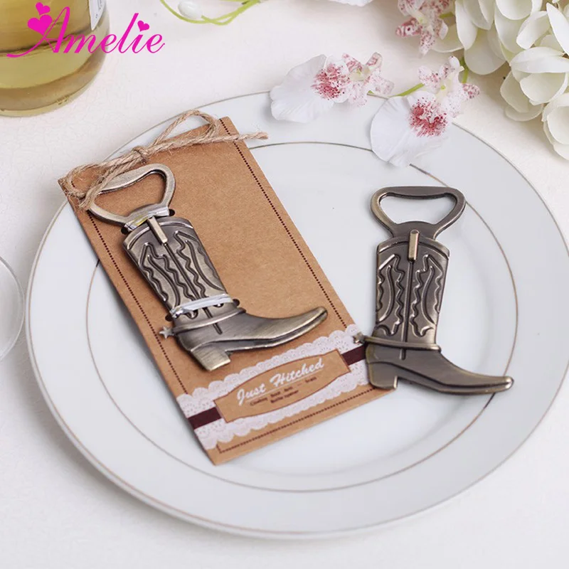 50pcs Western Party Favors"Just Hitched"Cowboy Boot Bottle Opener Rustic Wedding Souvenirs Guests Giveaways Bridal Shower Favors
50pcs Western Party Favors"Just Hitched"Cowboy Boot Bottle Opener Rustic Wedding Souvenirs Guests Giveaways Bridal Shower Favors
