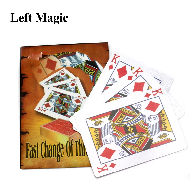 Fast change of three king magic tricks props magic toys - three K change stage street close-up magic props C2108
Fast change of three king magic tricks props magic toys - three K change stage street close-up magic props C2108