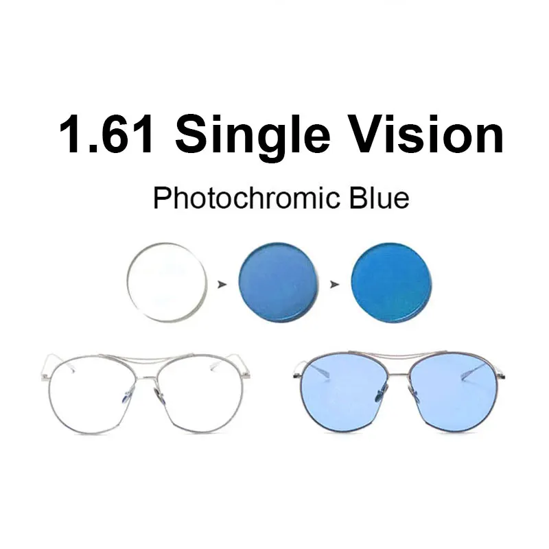 1.61 Photochromic Pink or Blue or Purple Single Vision Lens SPH Range -8.00~+6.00 Max CLY -6.00 Optical Lenses for Eyewear
1.61 Photochromic Pink or Blue or Purple Single Vision Lens SPH Range -8.00~+6.00 Max CLY -6.00 Optical Lenses for Eyewear