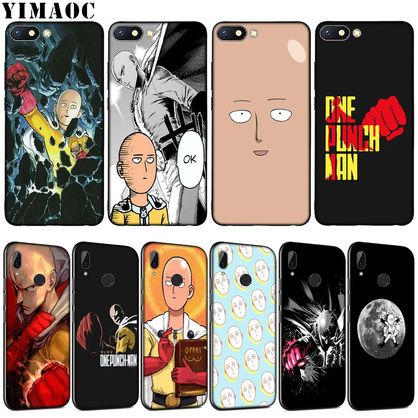 YIMAOC ONE PUNCH MAN Cartoon Soft Silicone Phone Case for Xiaomi Redmi K20 GO S2 6A 7A 4A 4X Note 8 7 5 6 Pro Plus Black Cover
YIMAOC ONE PUNCH MAN Cartoon Soft Silicone Phone Case for Xiaomi Redmi K20 GO S2 6A 7A 4A 4X Note 8 7 5 6 Pro Plus Black Cover