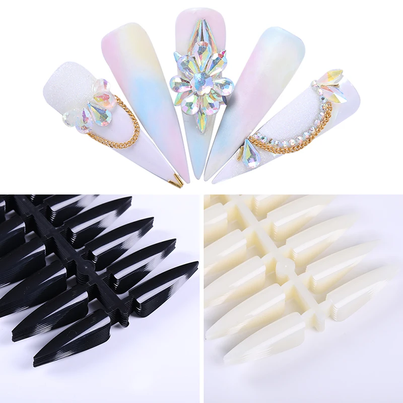 240Pcs Perforate False Nail Tips Long Transparent Black Full Cover Fake Nails Salon Tips Manicure Practice Display Tools
240Pcs Perforate False Nail Tips Long Transparent Black Full Cover Fake Nails Salon Tips Manicure Practice Display Tools
